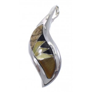 Multicolor Silver Southwest Pendant YX70699