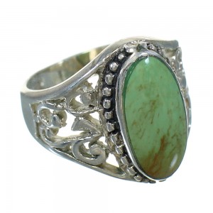 Sterling Silver Turquoise Southwest Ring Size 5-1/2 YX83873