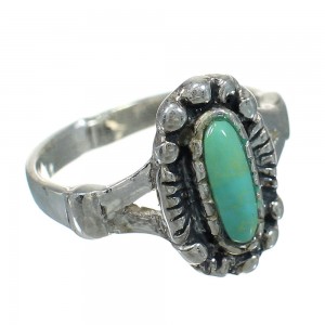 Turquoise Silver Southwest Ring Size 5-1/2 YX83904
