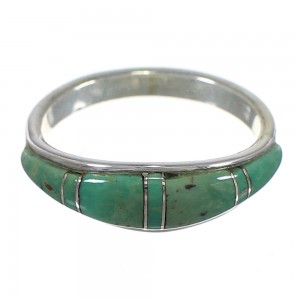 Silver Turquoise Southwestern Ring Size 5-1/2 QX84281