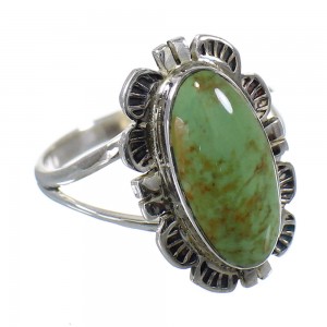 Sterling Silver Turquoise Southwest Jewelry Ring Size 5-1/2 FX92940