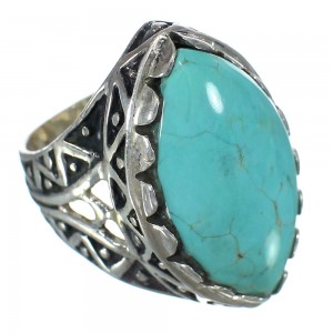 Sterling Silver Turquoise Southwest Ring Size 5-1/4 FX93400