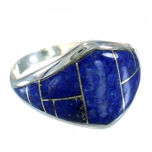 Lapis Genuine Sterling Silver Southwest Ring Size 5-1/2 YX87734