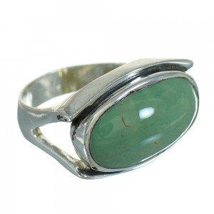 Authentic Sterling Silver Turquoise Southwest Ring Size 5-1/4 RX87643