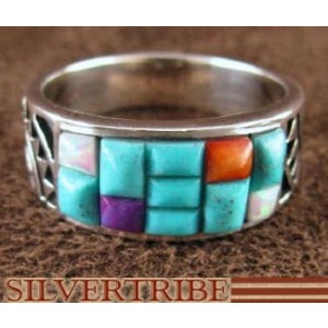 Multicolor And Opal Genuine Sterling Silver Ring Size 8 RS35568 