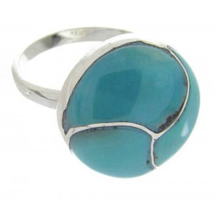 Sterling Silver Turquoise Southwest Ring Size 8-1/4 YS63464