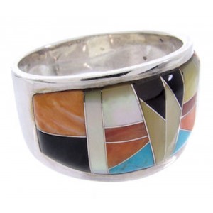 Multicolor Whiterock Sunset Jewelry Ring Size 8-1/4 YS68967