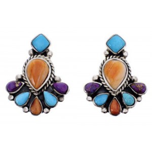 Multicolor Southwest Jewelry Post Earrings YS69242 