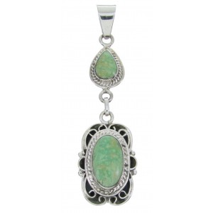 Silver Southwestern Turquoise Jewelry Pendant BW69985