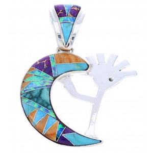 WhiteRock Sunrise Multicolor Kokopelli Pendant YS70886