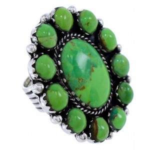 Large Statement Mojave Turquoise Southwest Ring Size 4-1/2 PS72431