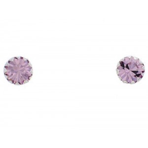 June Birthstone Sterling Silver And Alexandrite Jewelry Post Earrings NX88581