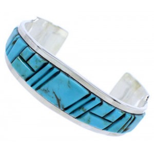 Turquoise Southwest Jewelry Sterling Silver Cuff Bracelet EX27786
