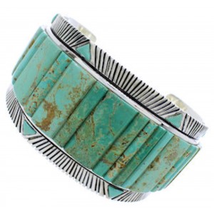 Turquoise Southwest Silver Cuff Bracelet Jewelry FX27373