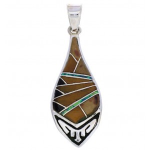 Sterling Silver Multicolor Pendant PX24136