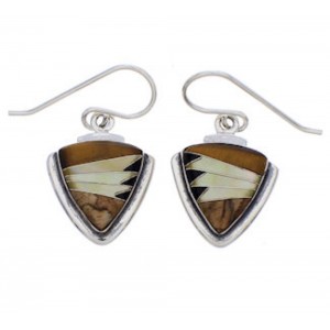 Tiger Eye And Multicolor Inlay Earrings EX32721
