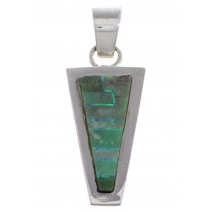 Varasite And Blue Opal Inlay Pendant EX43272