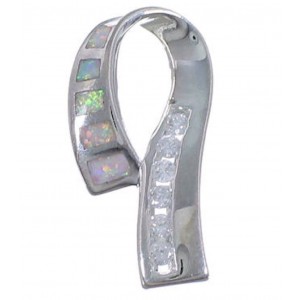 Opal And Cubic Zirconia Jewelry Pendant PX43421