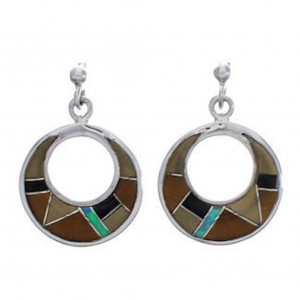 Sterling Silver Jewelry Southwest Multicolor Post Earrings PX31281