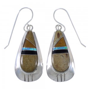 Sterling Silver And Multicolor Earrings EX41229