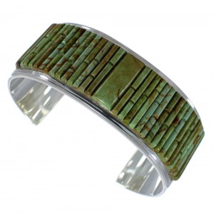 Sterling Silver Southwest Turquoise Cuff Bracelet CX49425