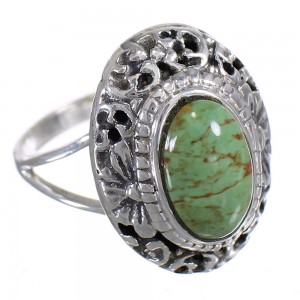Silver And Turquoise Southwestern Jewelry Ring Size 5-3/4 YX73782