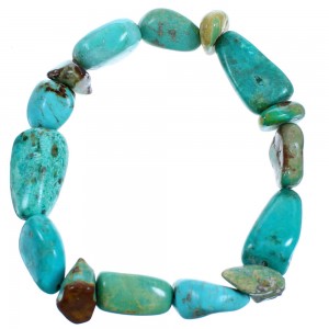 Southwest Turquoise Bead Stretch Bracelet RX114308
