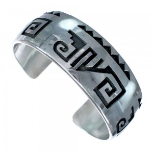 Sterling Silver Native American Cuff Bracelet JX123830