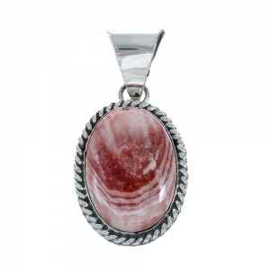 Native American Oyster Sterling Silver Pendant AX129844
