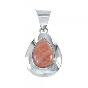 Navajo Oyster Shell Tear Drop Pendant JX129904