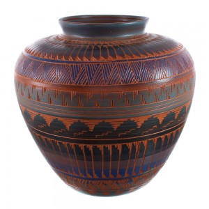 Native American Navajo Hand Crafted Pottery JX130440