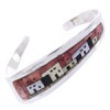 Multicolor Native American Village Design Cuff Bracelet YS67320