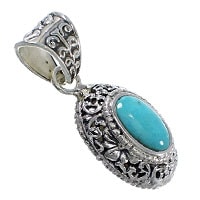 Turquoise Single Stone Pendants