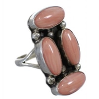 Pink Coral Rings