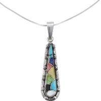 Inlay Tear Drop Jewelry